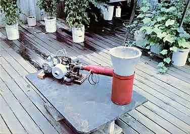 
This fluidized bed combustion unit is a scaled down—and easily understandable—version of a multimillion-dollar technology. 
